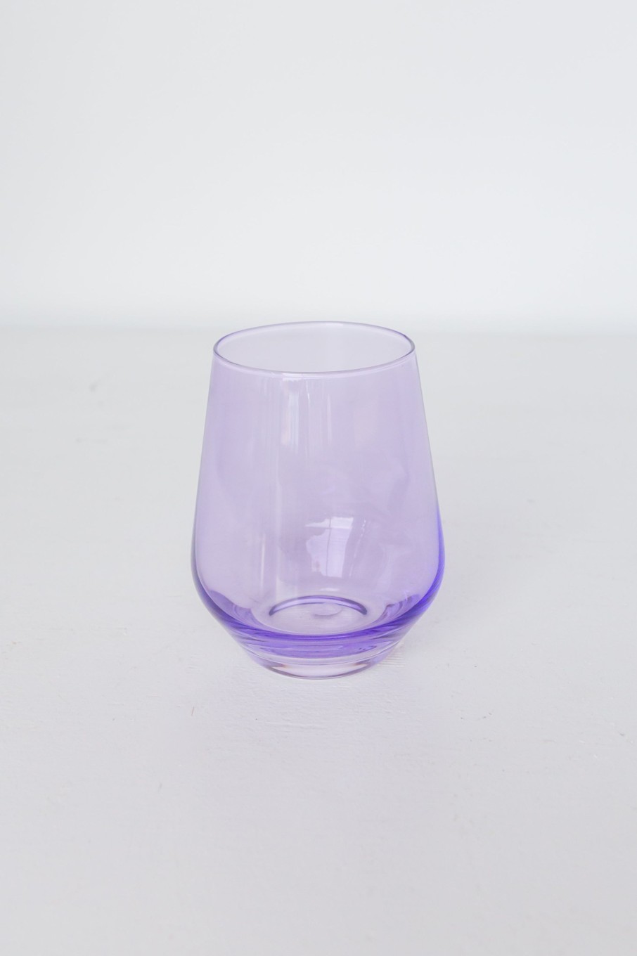 Glassware Estelle Colored Glass | Estelle Colored Wine Stemless - Set Of 2 {Lavender}