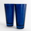 Limited Edition Holiday Estelle Colored Glass | Estelle Colored Sunday High Balls - Set Of 2 {Midnight Blue}