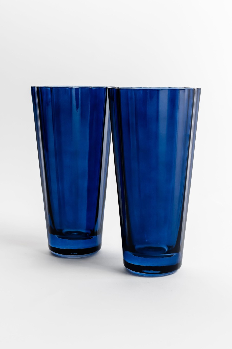 Limited Edition Holiday Estelle Colored Glass | Estelle Colored Sunday High Balls - Set Of 2 {Midnight Blue}