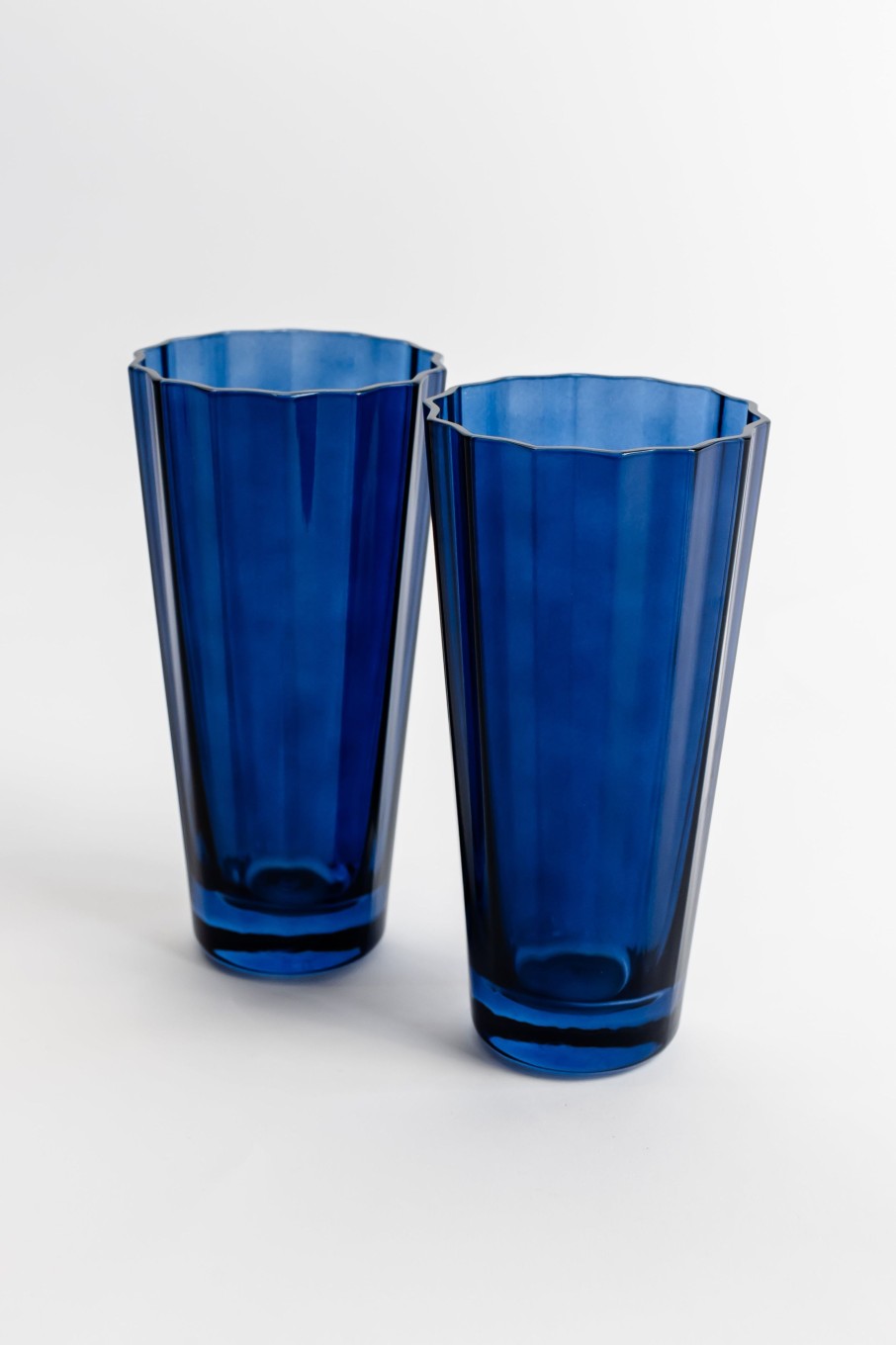 Limited Edition Holiday Estelle Colored Glass | Estelle Colored Sunday High Balls - Set Of 2 {Midnight Blue}