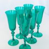 Glassware Estelle Colored Glass | Estelle Colored Regal Flute - Set Of 6 {Emerald Green}