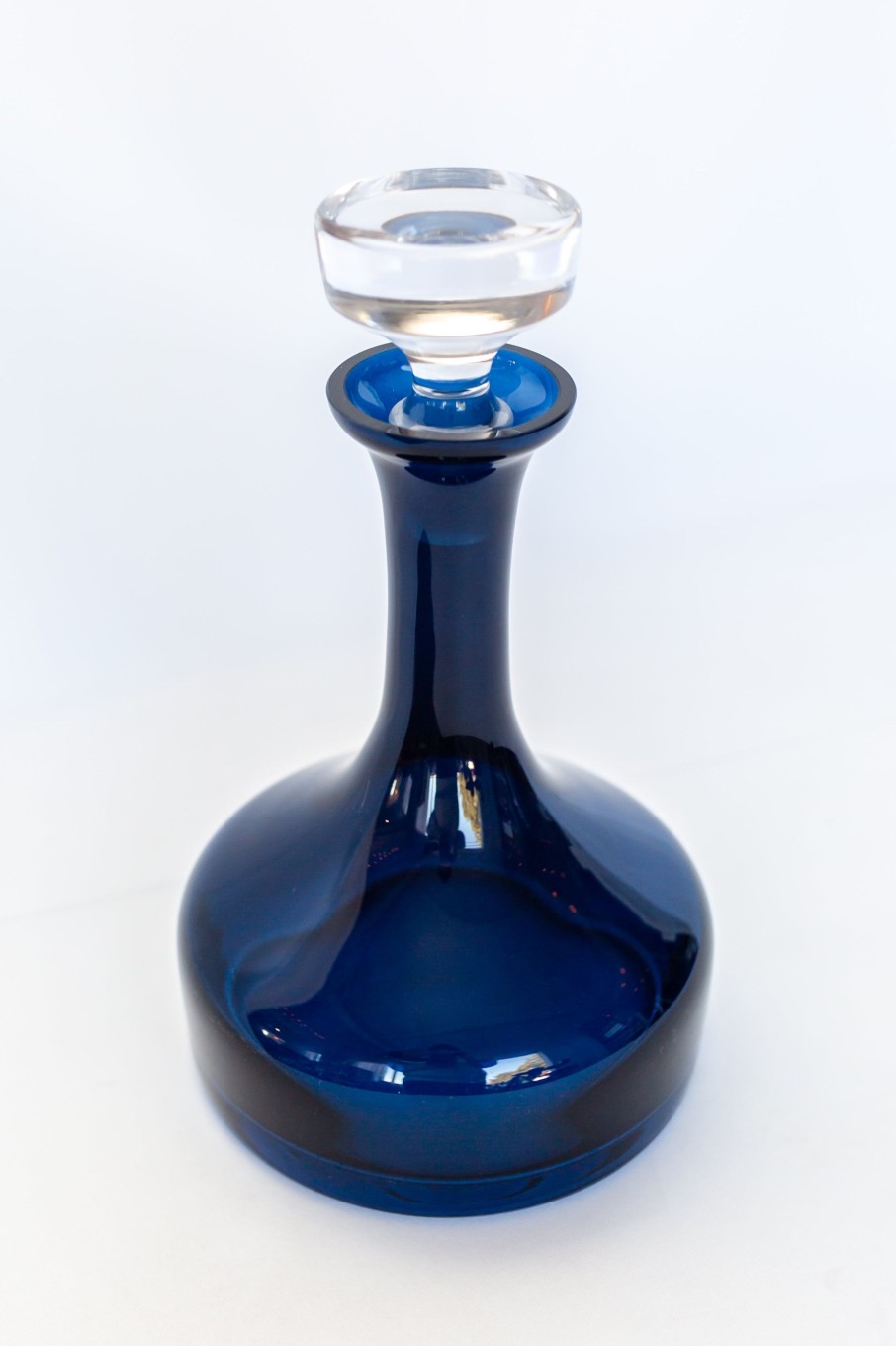 Glassware Estelle Colored Glass | Estelle Colored Decanter- Vogue {Midnight Blue}