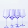 Glassware RH Signature Co. | Estelle Colored Wine Stemware - Set Of 6 {Lavender}