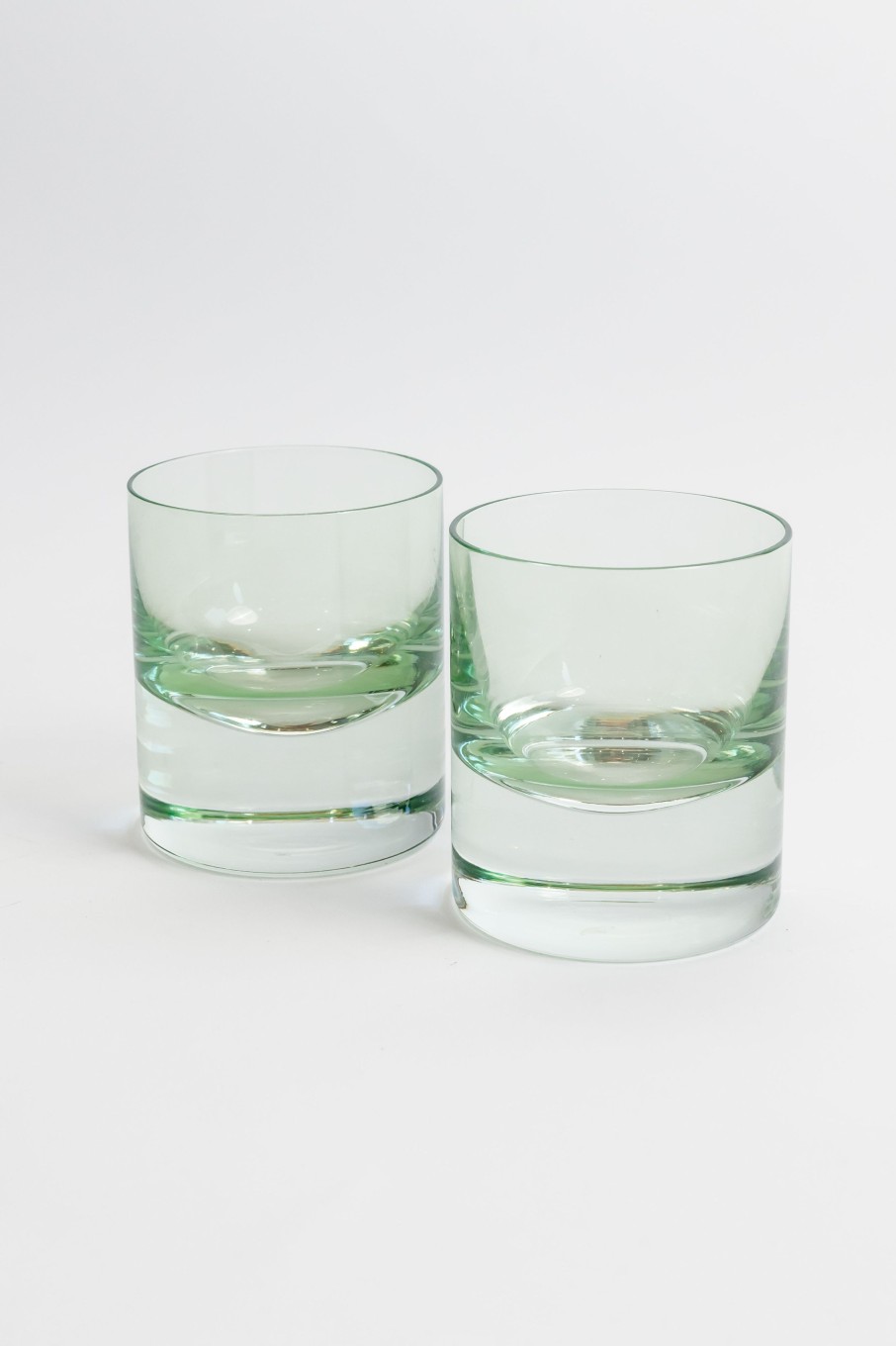 Glassware Estelle Colored Glass | Estelle Colored Rocks Glass - Set Of 2 {Mint Green}