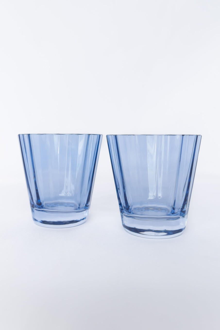 Glassware Estelle Colored Glass | Estelle Colored Sunday Low Balls - Set Of 2 {Cobalt Blue}