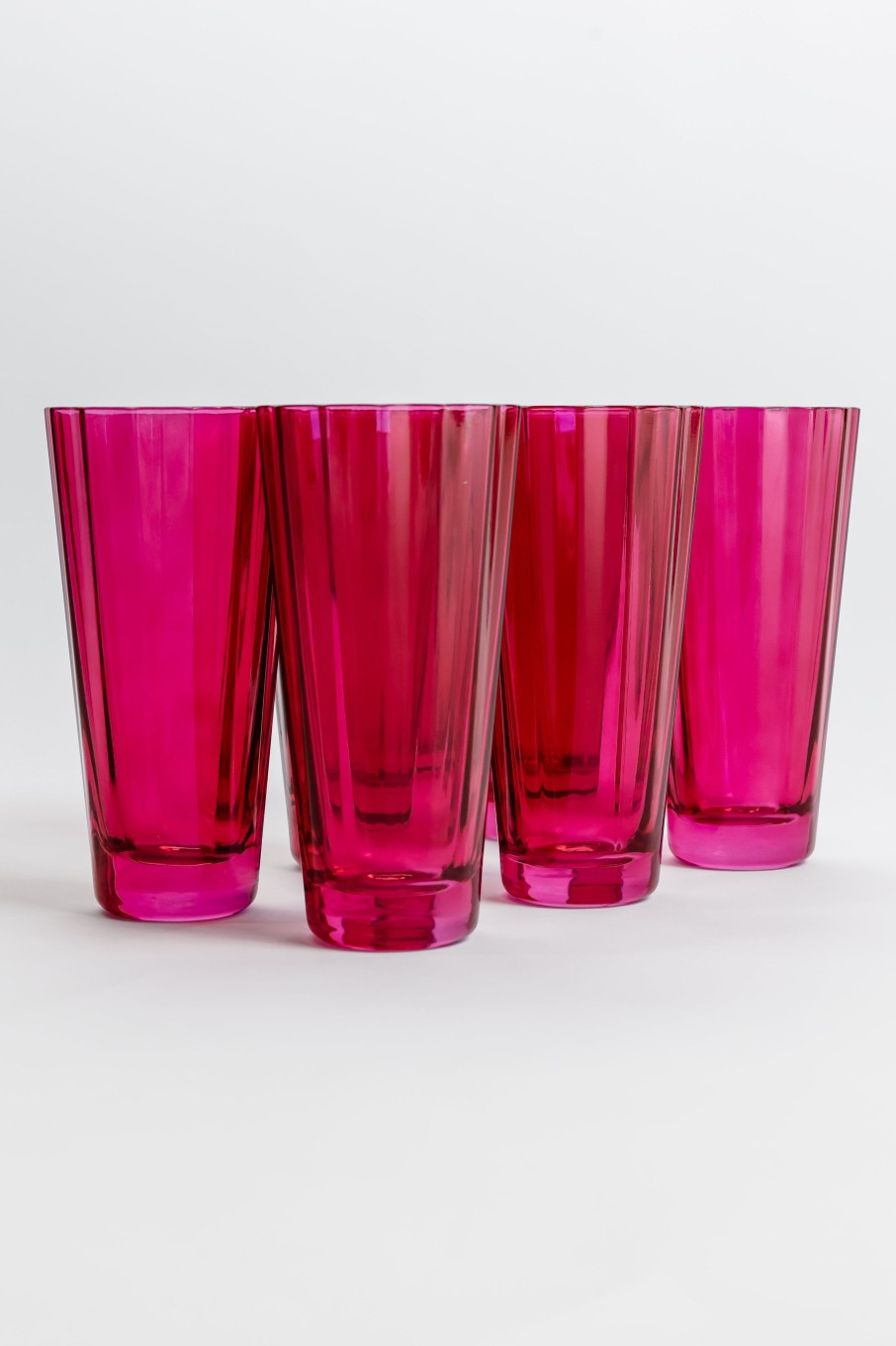 Glassware Estelle Colored Glass | Estelle Colored Sunday High Balls - Set Of 6 {Fuchsia}