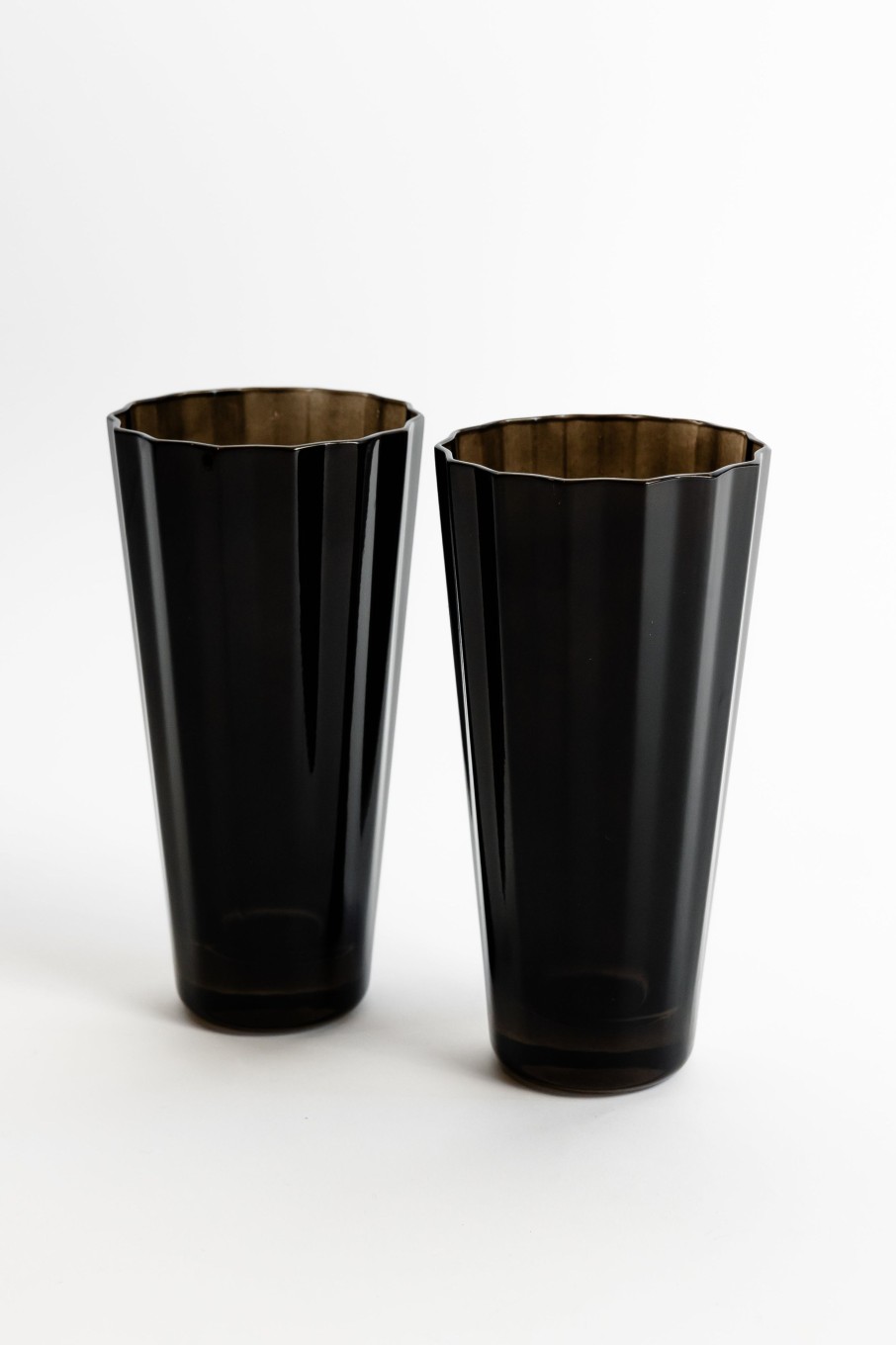 Glassware Estelle Colored Glass | Estelle Colored Sunday High Balls - Set Of 2 {Black}