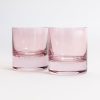 Limited Edition Holiday Estelle Colored Glass | Estelle Colored Rocks Glass - Set Of 2 {Rose}