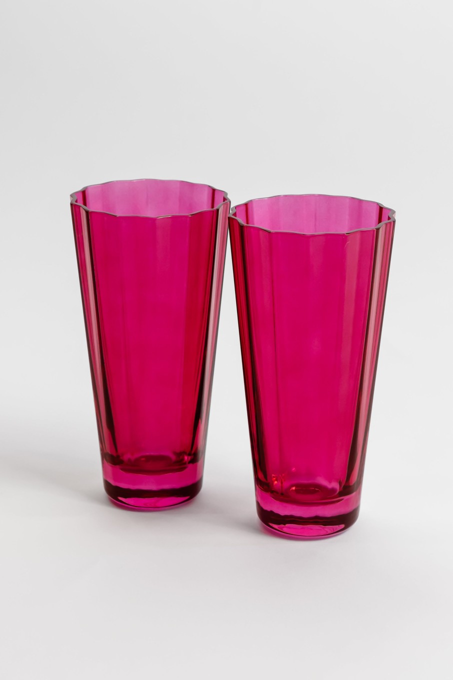 Glassware Estelle Colored Glass | Estelle Colored Sunday High Balls - Set Of 2 {Fuchsia}