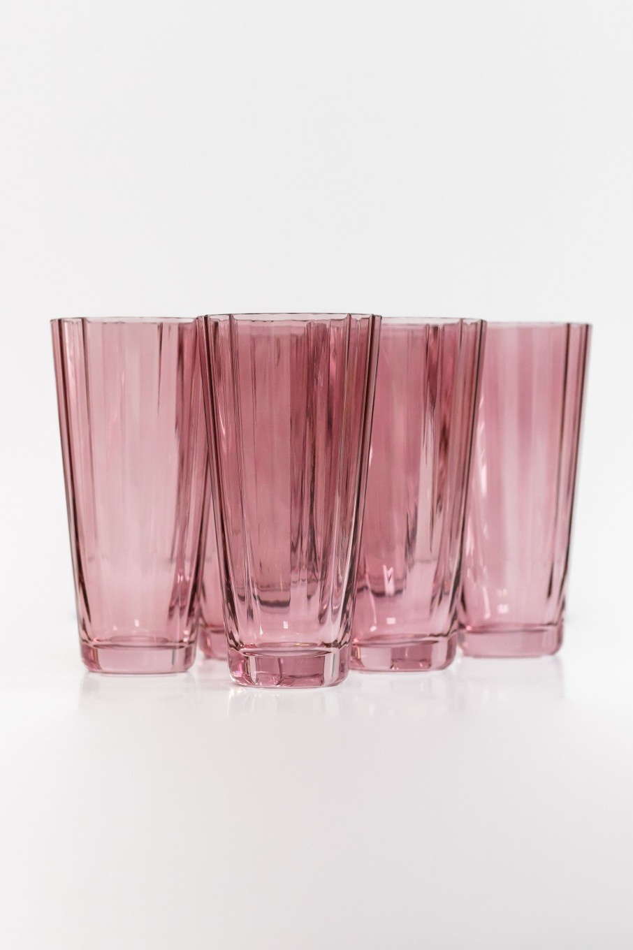 Glassware Estelle Colored Glass | Estelle Colored Sunday High Balls - Set Of 6 {Rose}