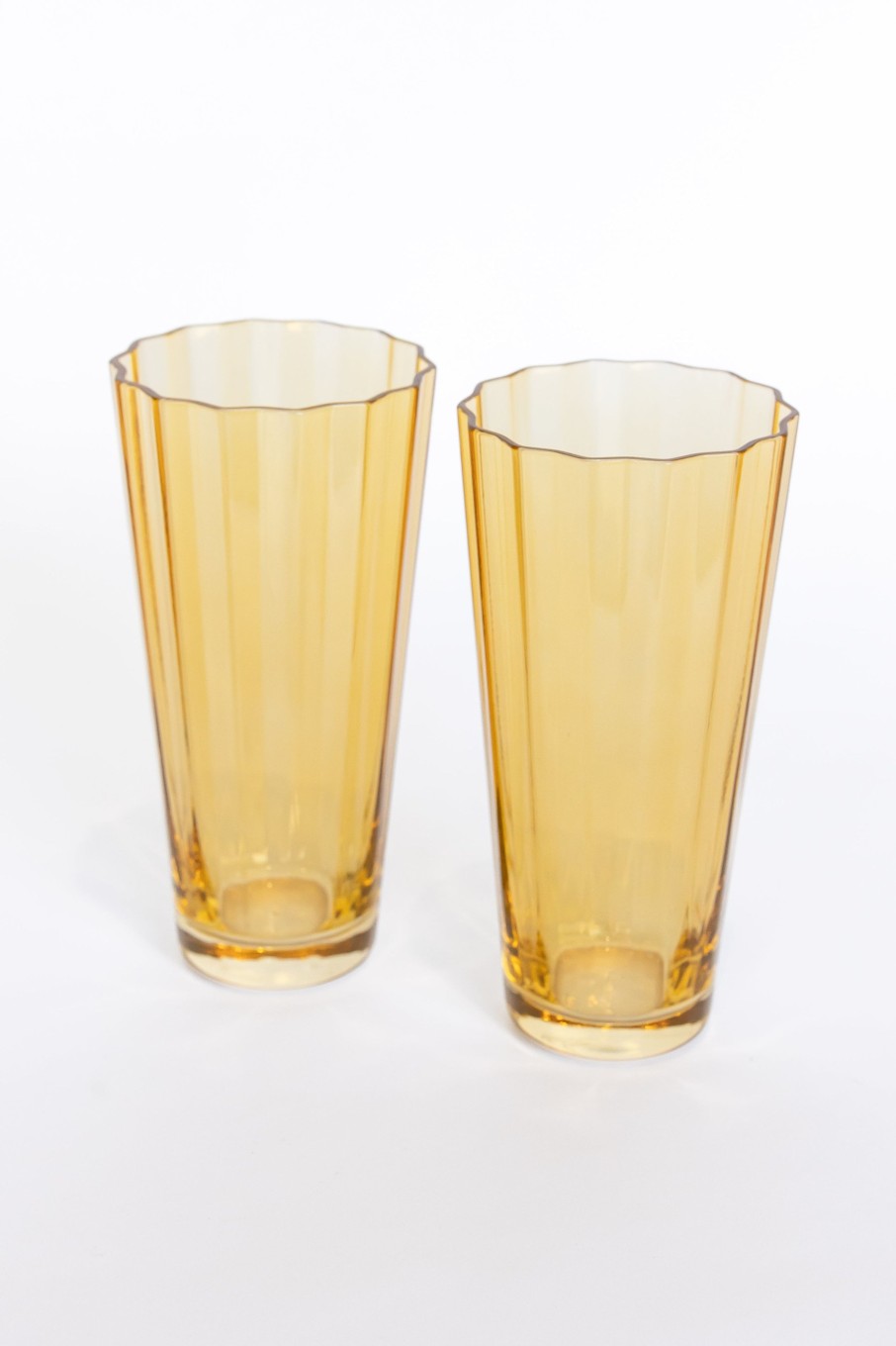 Glassware Estelle Colored Glass | Estelle Colored Sunday High Balls - Set Of 2 {Yellow}