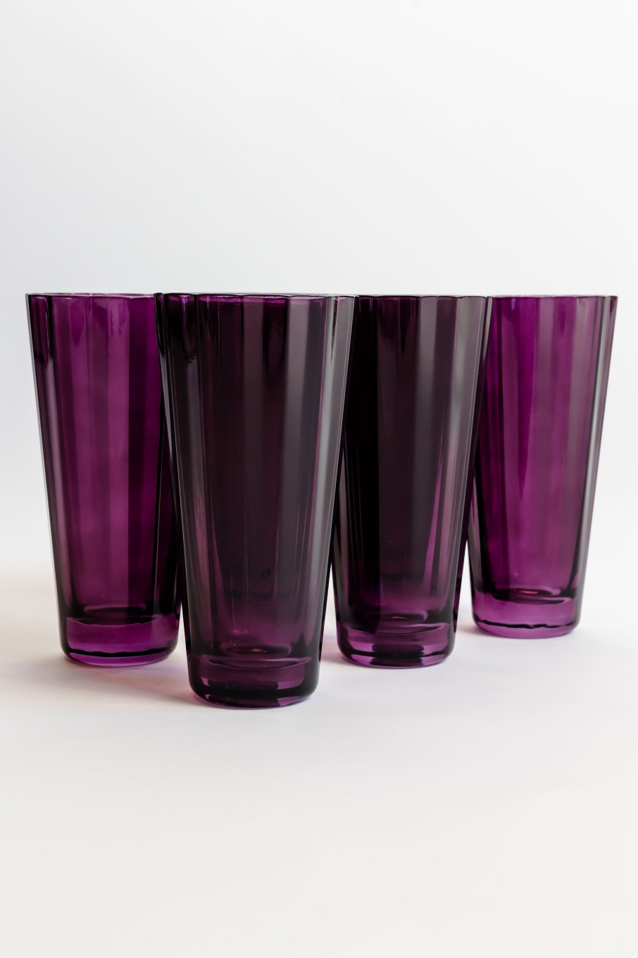 Limited Edition Holiday Estelle Colored Glass | Estelle Colored Sunday High Balls - Set Of 6 {Amethyst}