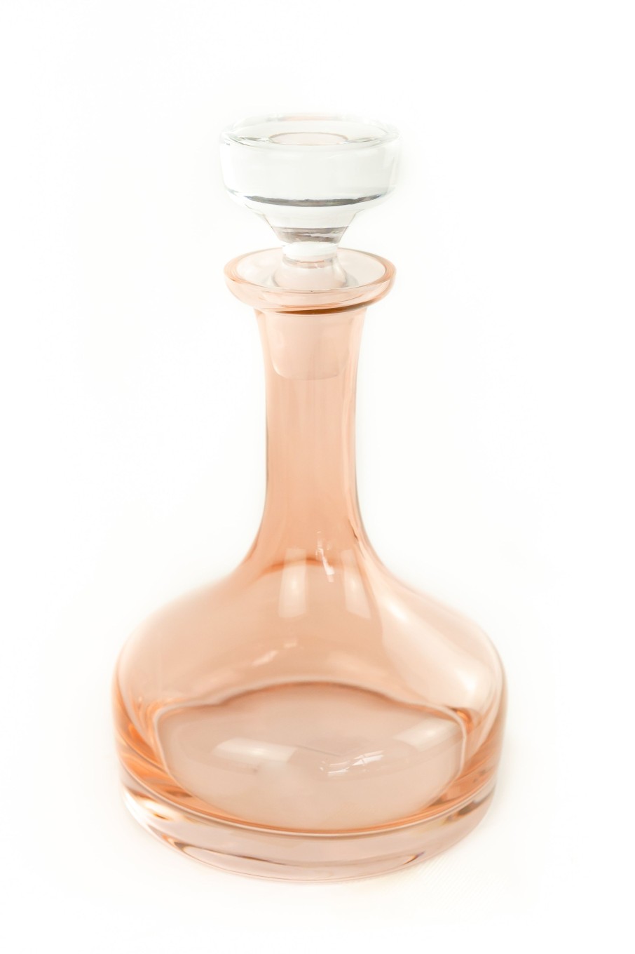 Glassware Estelle Colored Glass | Estelle Colored Decanter- Vogue {Blush Pink}