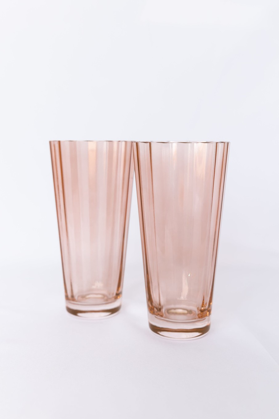 Glassware Estelle Colored Glass | Estelle Colored Sunday High Balls - Set Of 2 {Blush Pink}