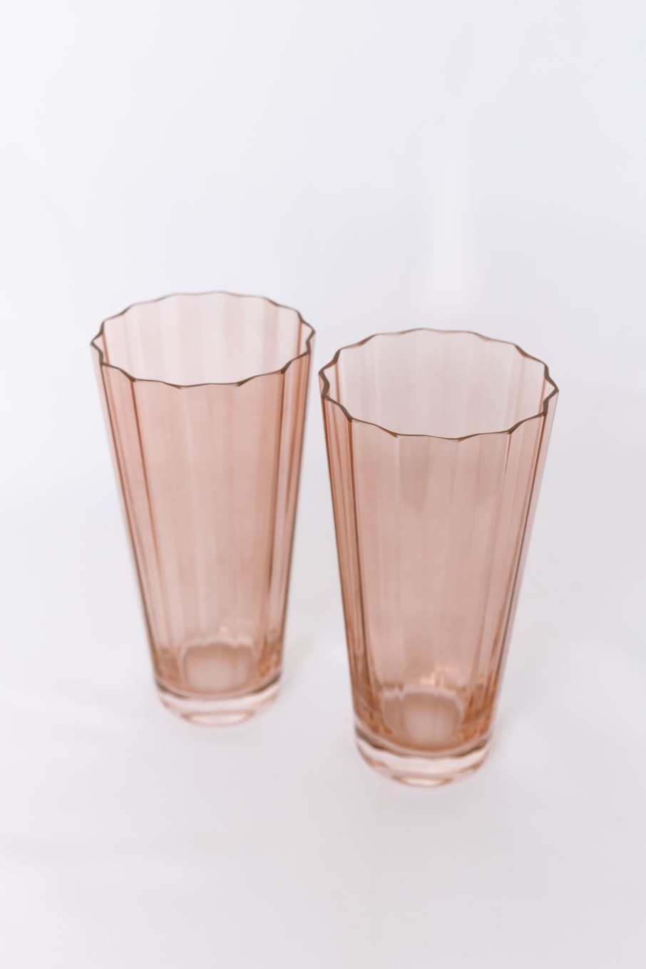 Glassware Estelle Colored Glass | Estelle Colored Sunday High Balls - Set Of 2 {Blush Pink}