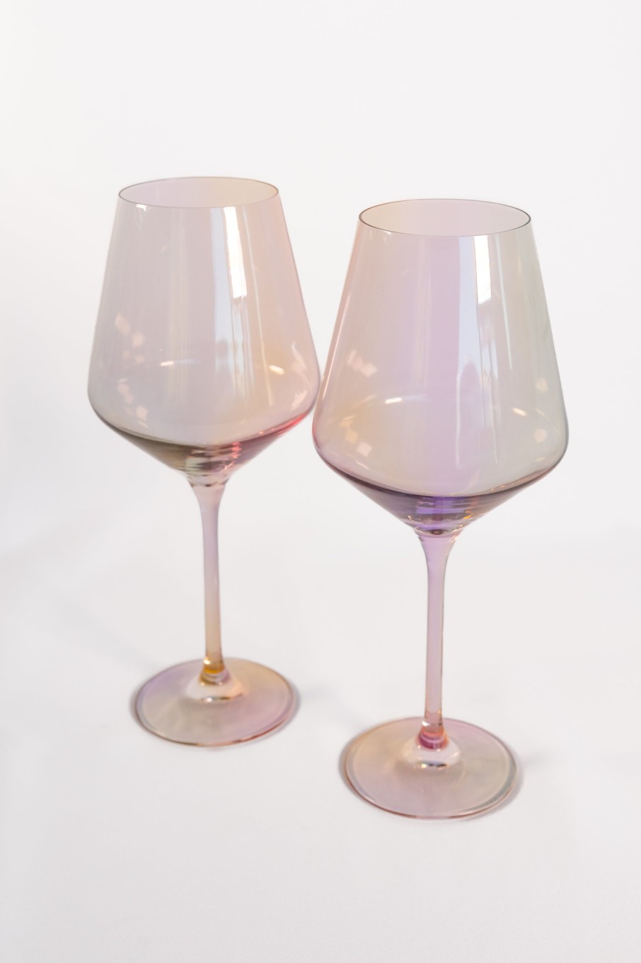 Glassware Estelle Colored Glass | Estelle Colored Wine Stemware - Set Of 2 {Iridescent}