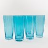 Limited Edition Holiday Estelle Colored Glass | Estelle Colored Sunday High Balls - Set Of 6 {Ocean Blue}