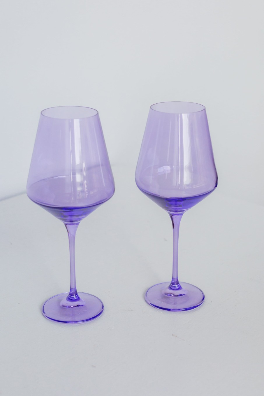 Glassware RH Signature Co. | Estelle Colored Wine Stemware - Set Of 2 {Lavender}