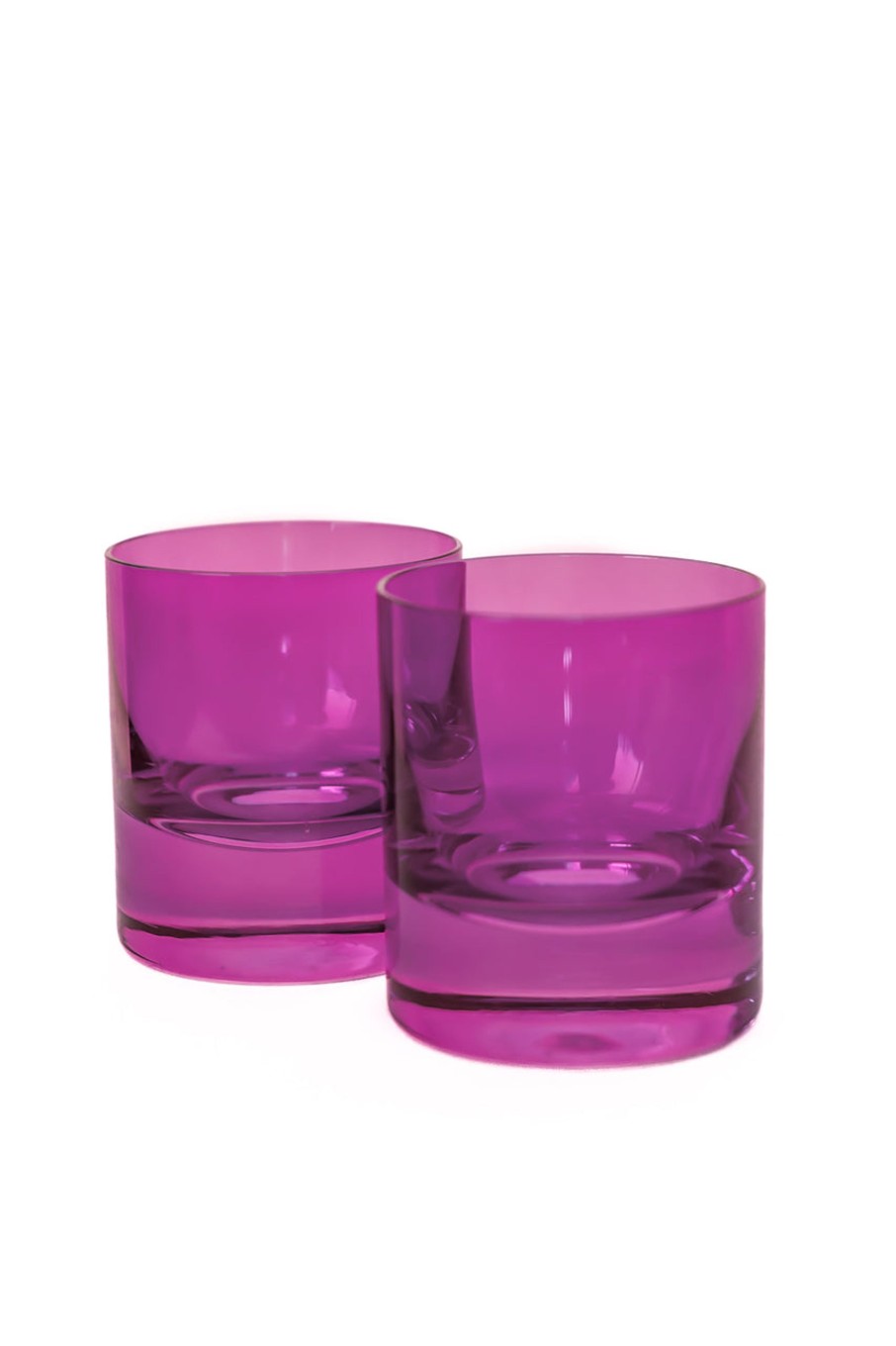 Limited Edition Holiday Estelle Colored Glass | Estelle Colored Rocks Glass - Set Of 2 {Amethyst}