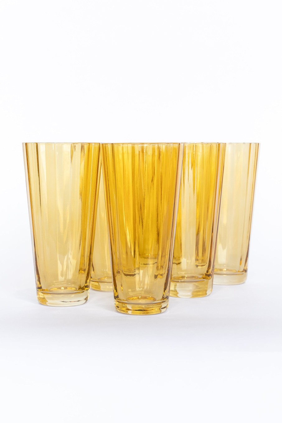 Glassware Estelle Colored Glass | Estelle Colored Sunday High Balls - Set Of 6 {Yellow}