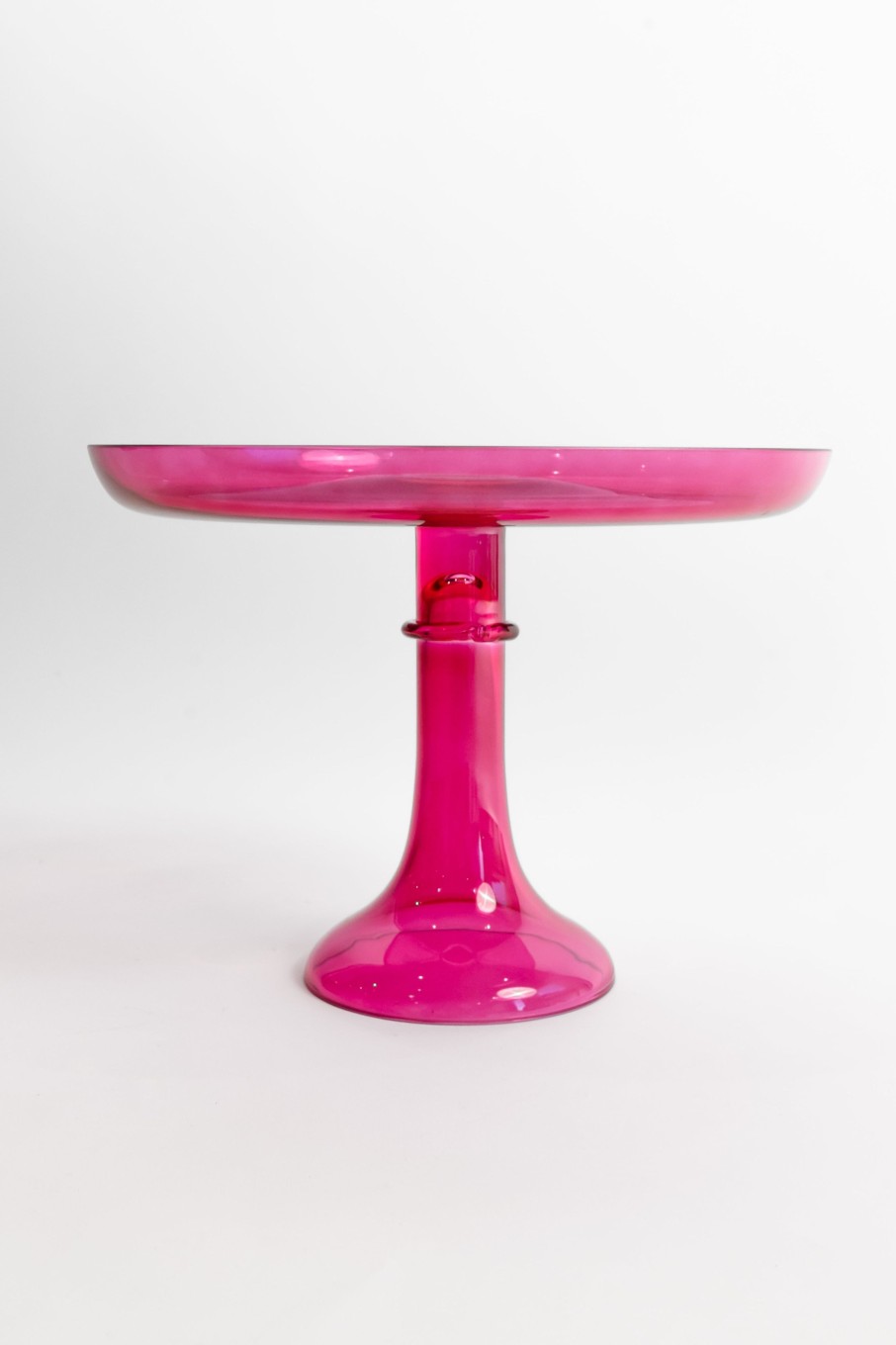 Limited Edition Holiday Estelle Colored Glass | Estelle Cake Stand {Fuchsia}