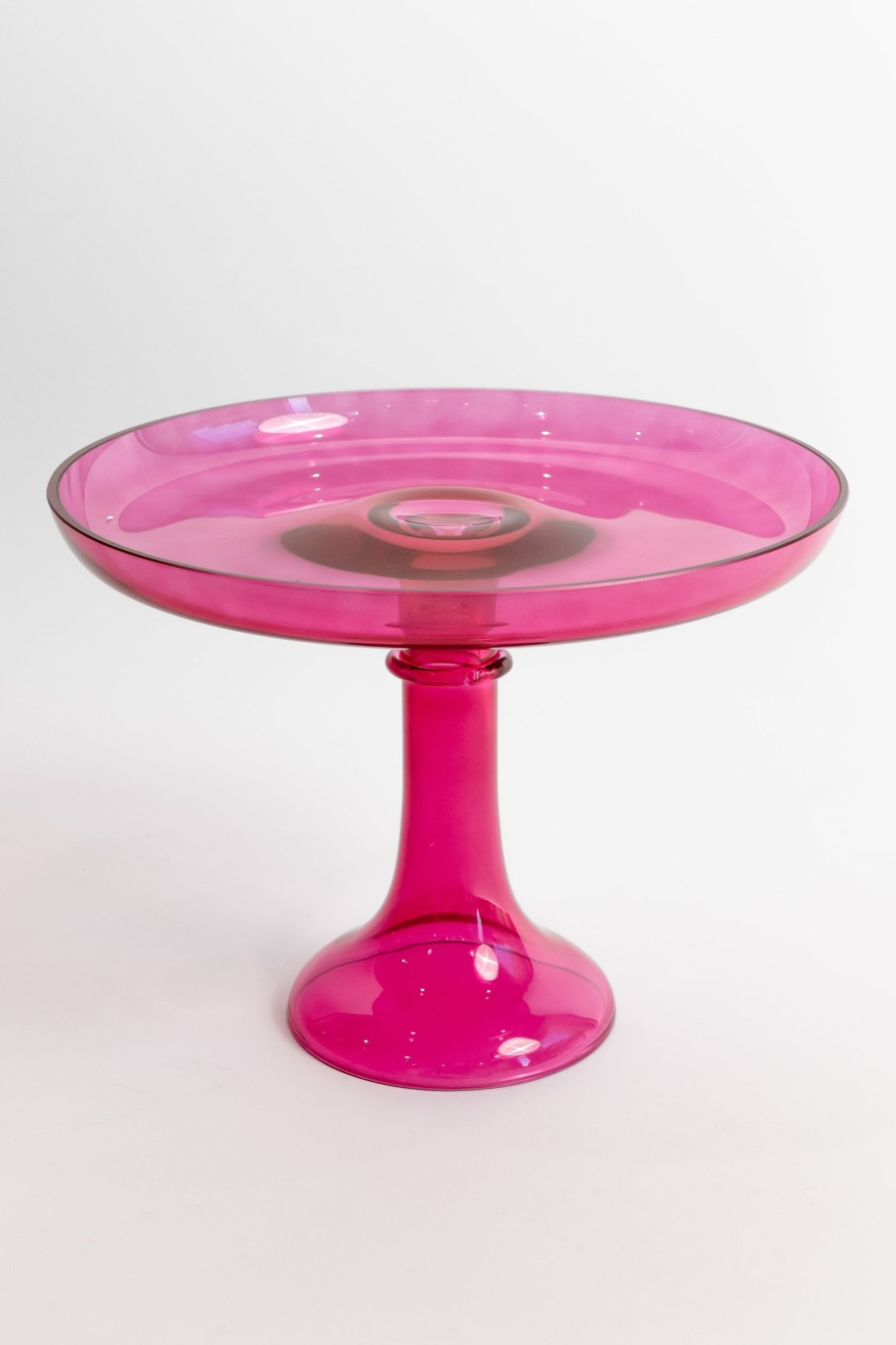 Limited Edition Holiday Estelle Colored Glass | Estelle Cake Stand {Fuchsia}