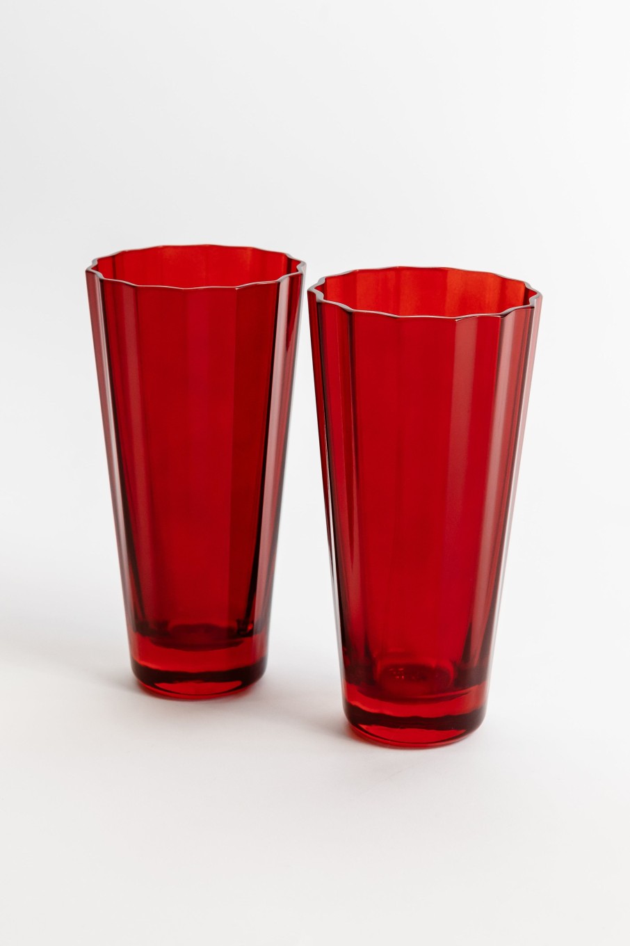 Glassware Estelle Colored Glass | Estelle Colored Sunday High Balls - Set Of 2 {Red)