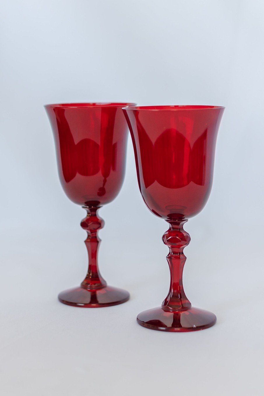 Glassware Estelle Colored Glass | Estelle Colored Regal Goblet - Set Of 2 {Red}