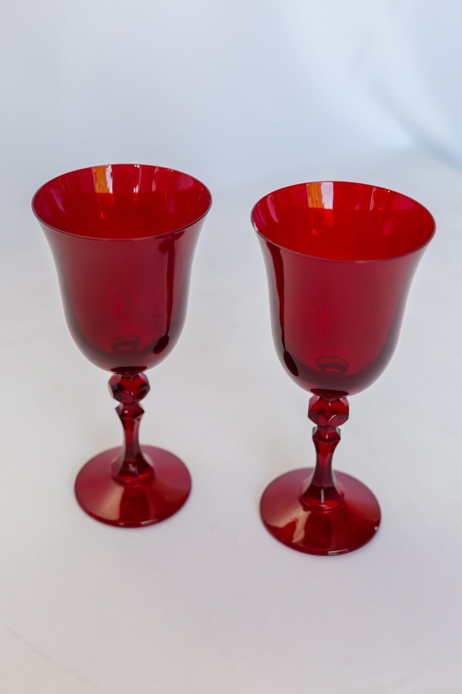 Glassware Estelle Colored Glass | Estelle Colored Regal Goblet - Set Of 2 {Red}