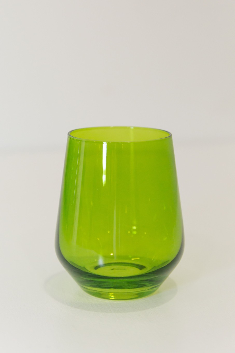 Glassware Estelle Colored Glass | Estelle Colored Wine Stemless - Set Of 2 {Forest Green}