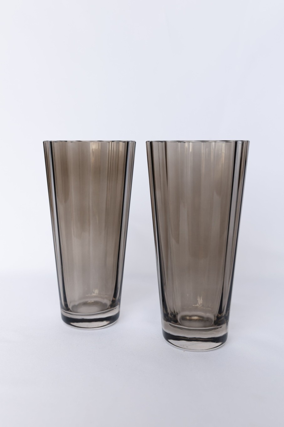 Glassware Estelle Colored Glass | Estelle Colored Sunday High Balls - Set Of 2 {Gray Smoke}