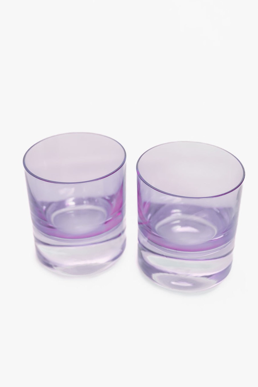 Glassware Estelle Colored Glass | Estelle Colored Rocks Glass - Set Of 2 {Lavender}