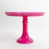 Cake Stands Estelle Colored Glass | Estelle Cake Stand {Fuchsia}