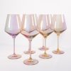 Glassware Estelle Colored Glass | Estelle Colored Wine Stemware - Set Of 6 {Iridescent}