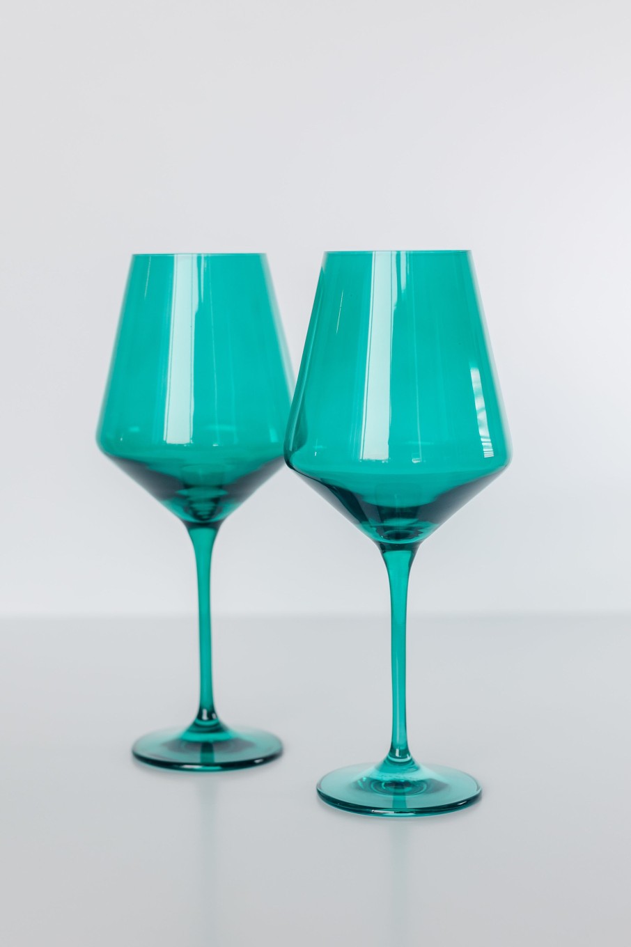 Glassware RH Signature Co. | Estelle Colored Wine Stemware - Set Of 2 {Emerald Green}