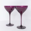 Glassware Estelle Colored Glass | Estelle Colored Martini Glass - Set Of 2 {Amethyst}