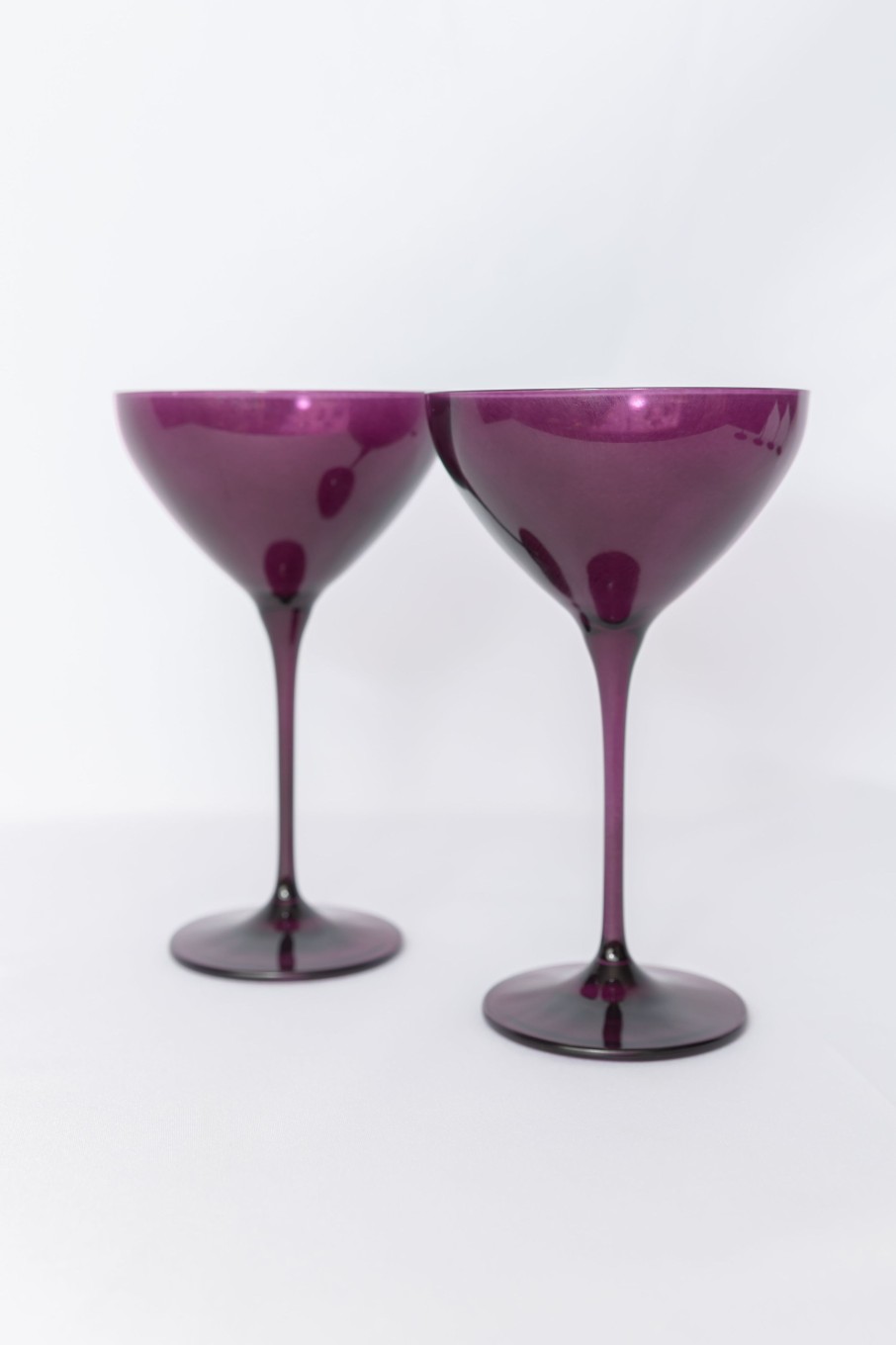 Glassware Estelle Colored Glass | Estelle Colored Martini Glass - Set Of 2 {Amethyst}