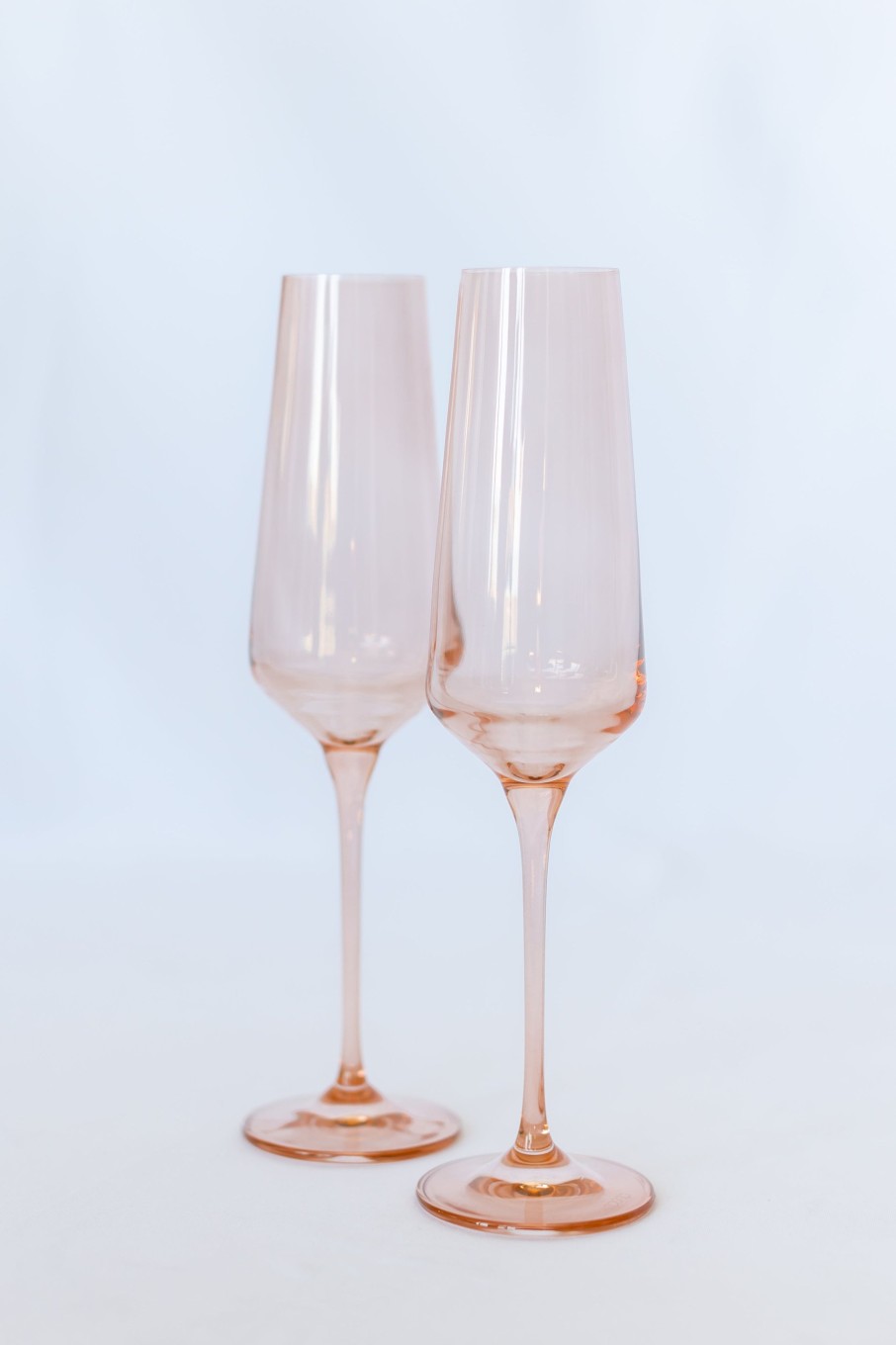 Glassware Estelle Colored Glass | Estelle Colored Champagne Flute - Set Of 2 {Blush Pink}