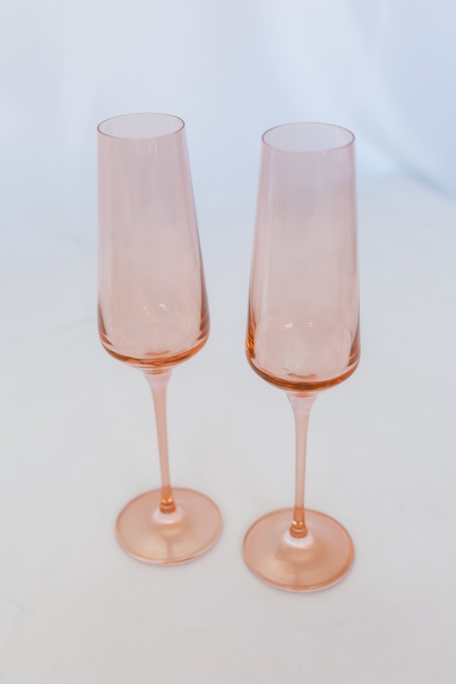 Glassware Estelle Colored Glass | Estelle Colored Champagne Flute - Set Of 2 {Blush Pink}