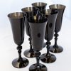 Glassware Estelle Colored Glass | Estelle Colored Regal Flute - Set Of 6 {Black}