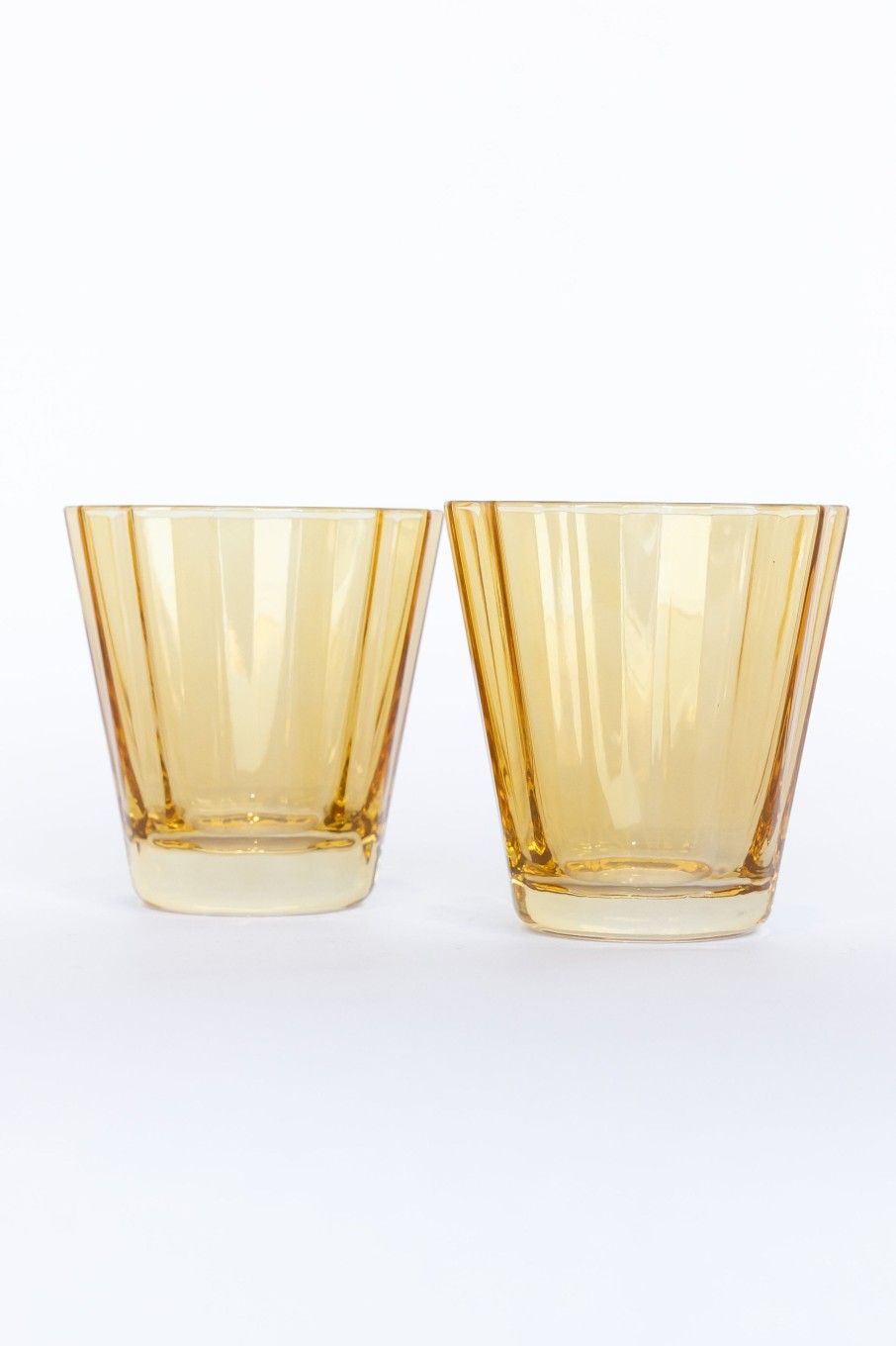 Glassware Estelle Colored Glass | Estelle Colored Sunday Low Balls - Set Of 2 {Yellow}