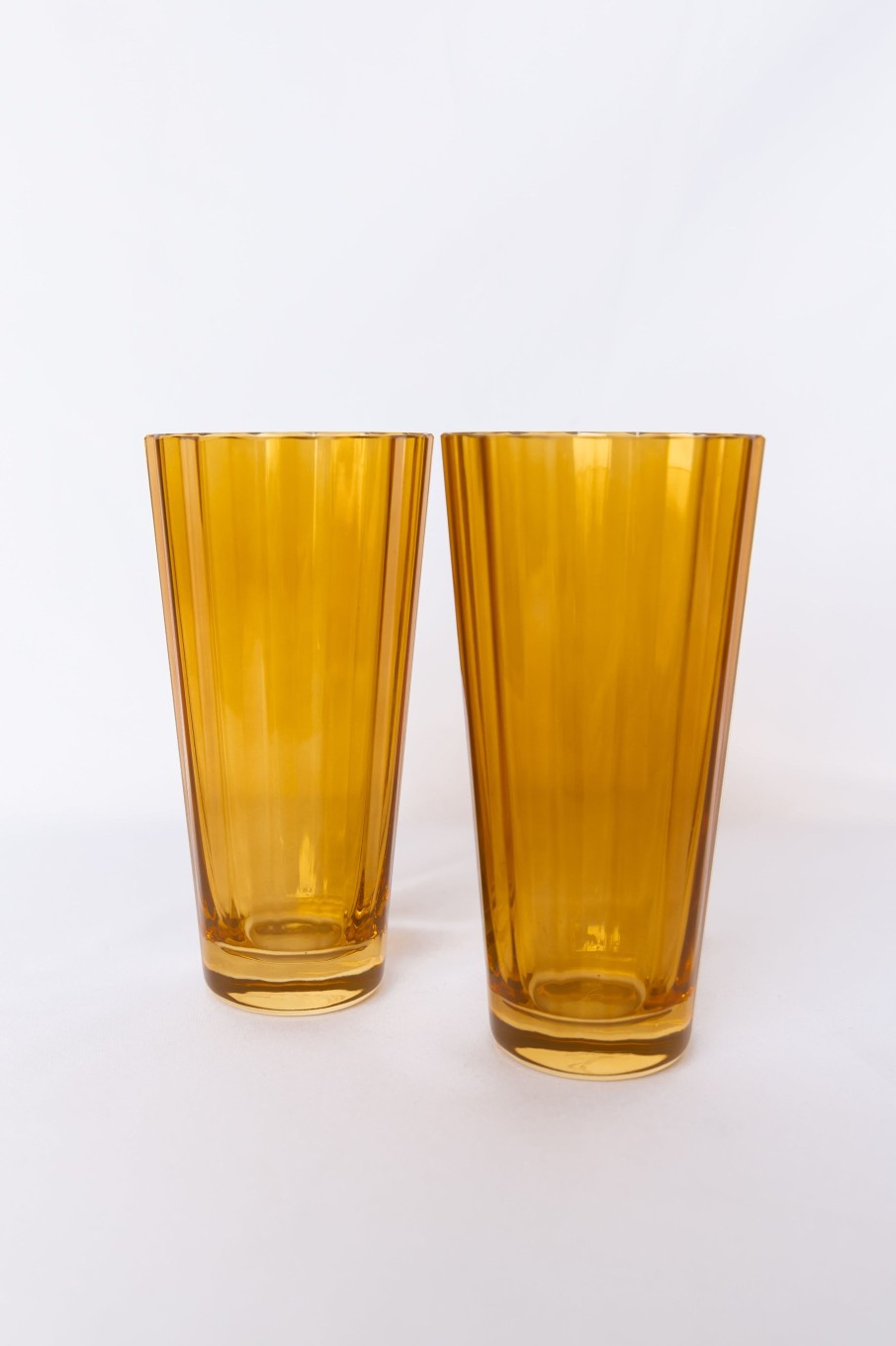 Glassware Estelle Colored Glass | Estelle Colored Sunday High Balls - Set Of 2 {Butterscotch}