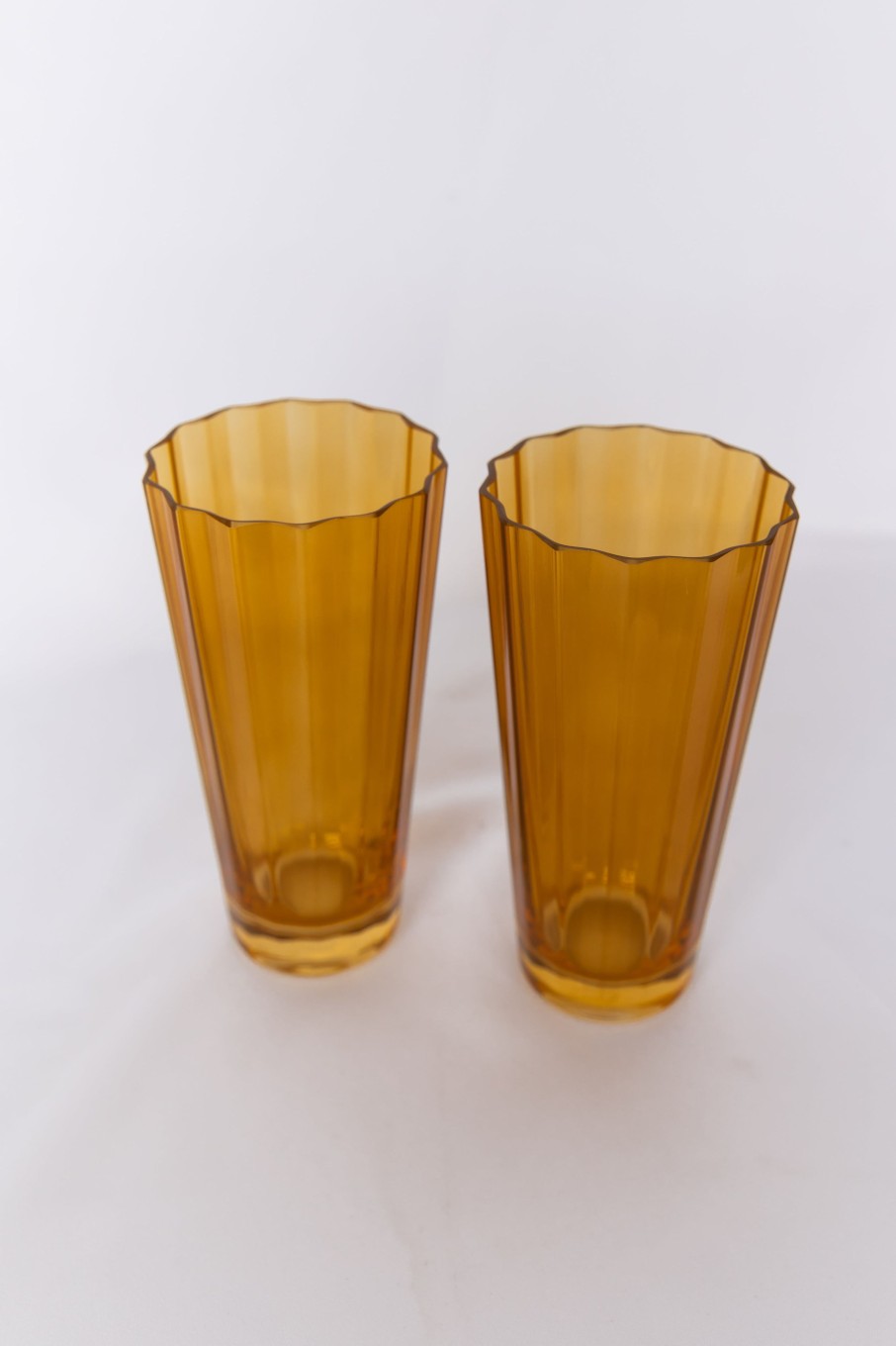 Glassware Estelle Colored Glass | Estelle Colored Sunday High Balls - Set Of 2 {Butterscotch}