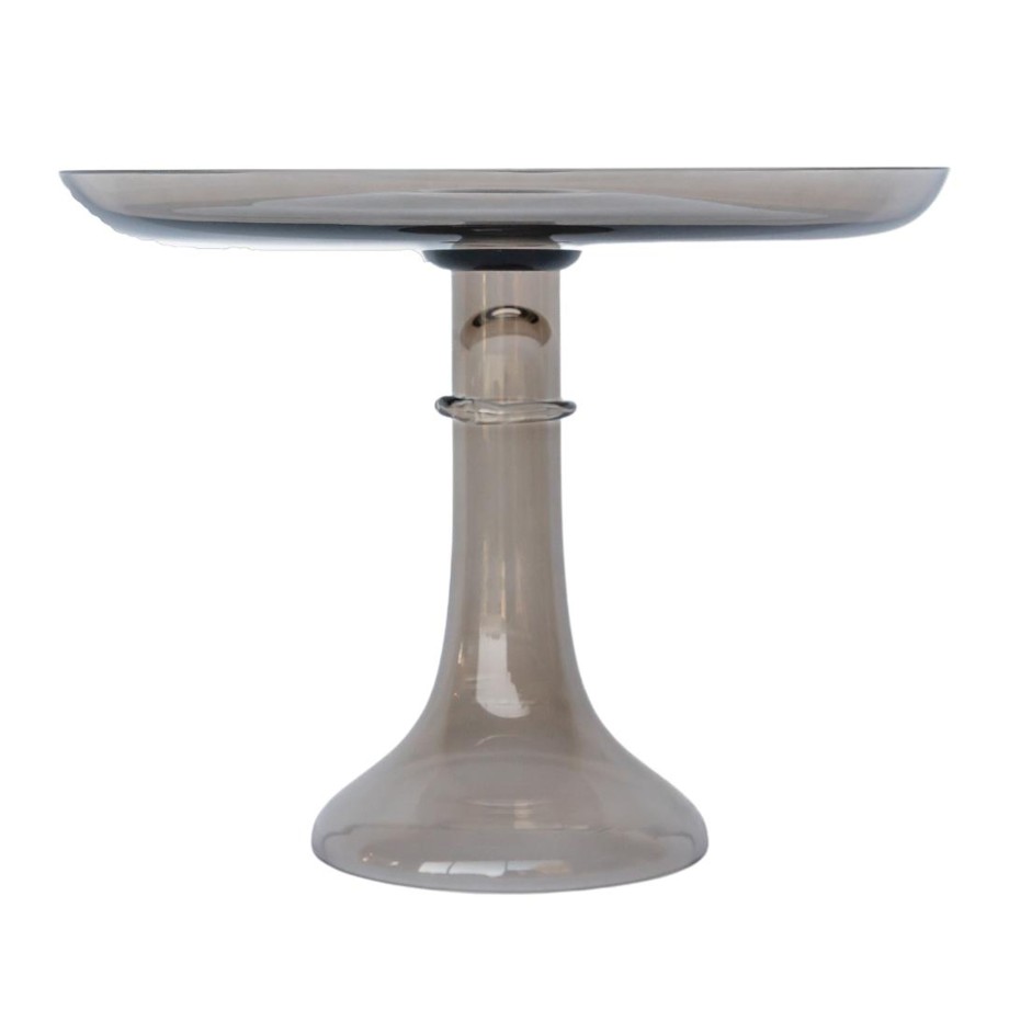 Cake Stands Estelle Colored Glass | Estelle Cake Stand {Gray Smoke}