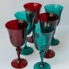 Glassware Estelle Colored Glass | Estelle Colored Regal Goblet - Set Of 6 {Holiday Mixed Set}