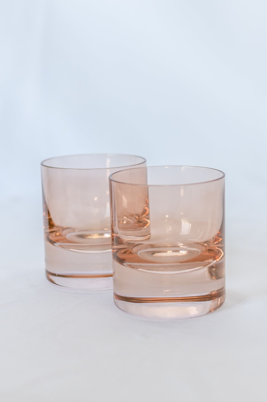 Glassware Estelle Colored Glass | Estelle Colored Rocks Glass - Set Of 2 {Blush Pink}