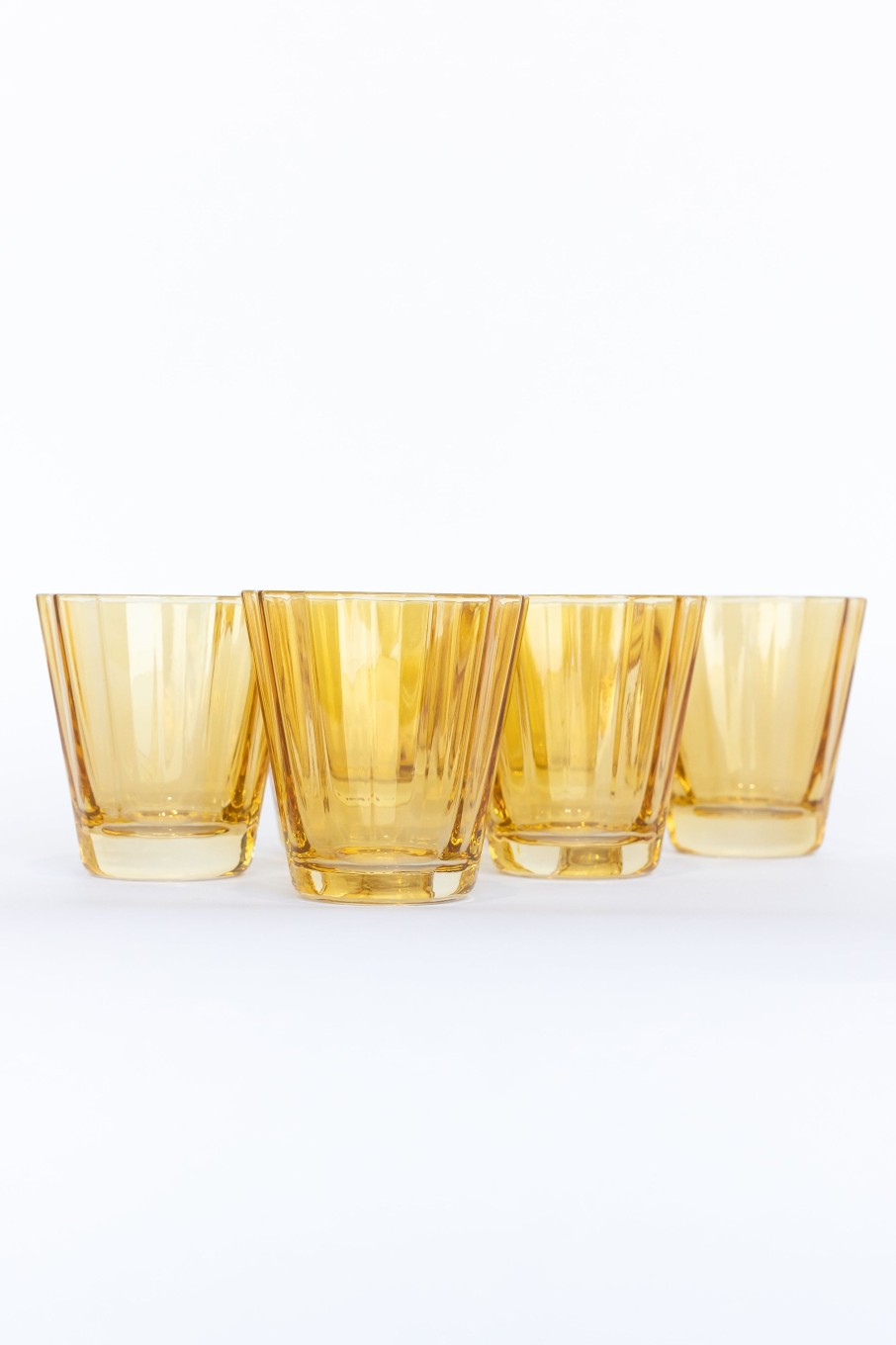 Glassware Estelle Colored Glass | Estelle Colored Sunday Low Balls - Set Of 6 {Yellow}