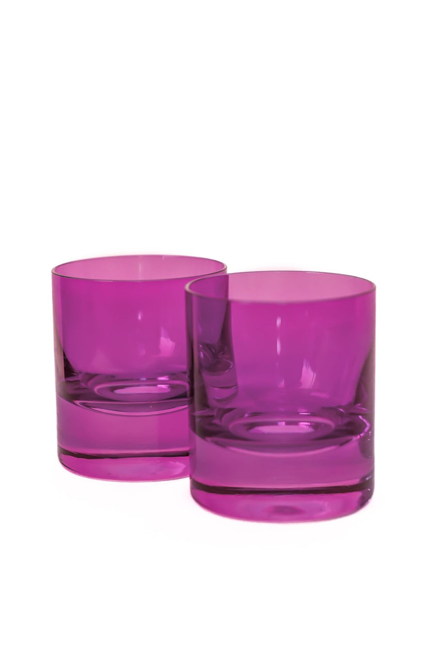 Glassware Estelle Colored Glass | Estelle Colored Rocks Glass - Set Of 2 {Amethyst}