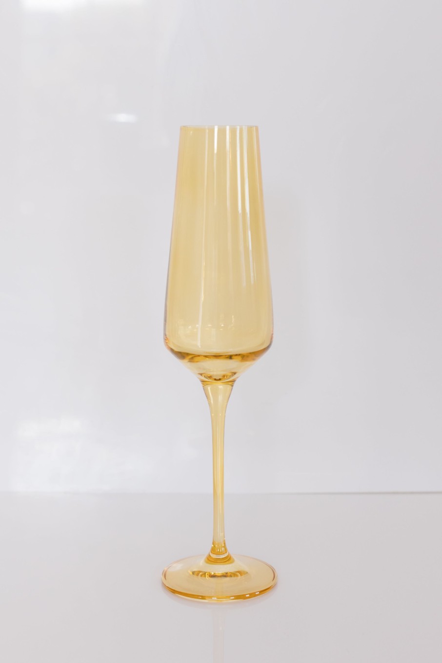 Glassware Estelle Colored Glass | Estelle Colored Champagne Flute - Set Of 2 {Yellow}