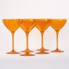 Glassware Estelle Colored Glass | Estelle Colored Martini Glass - Set Of 6 {Butterscotch}